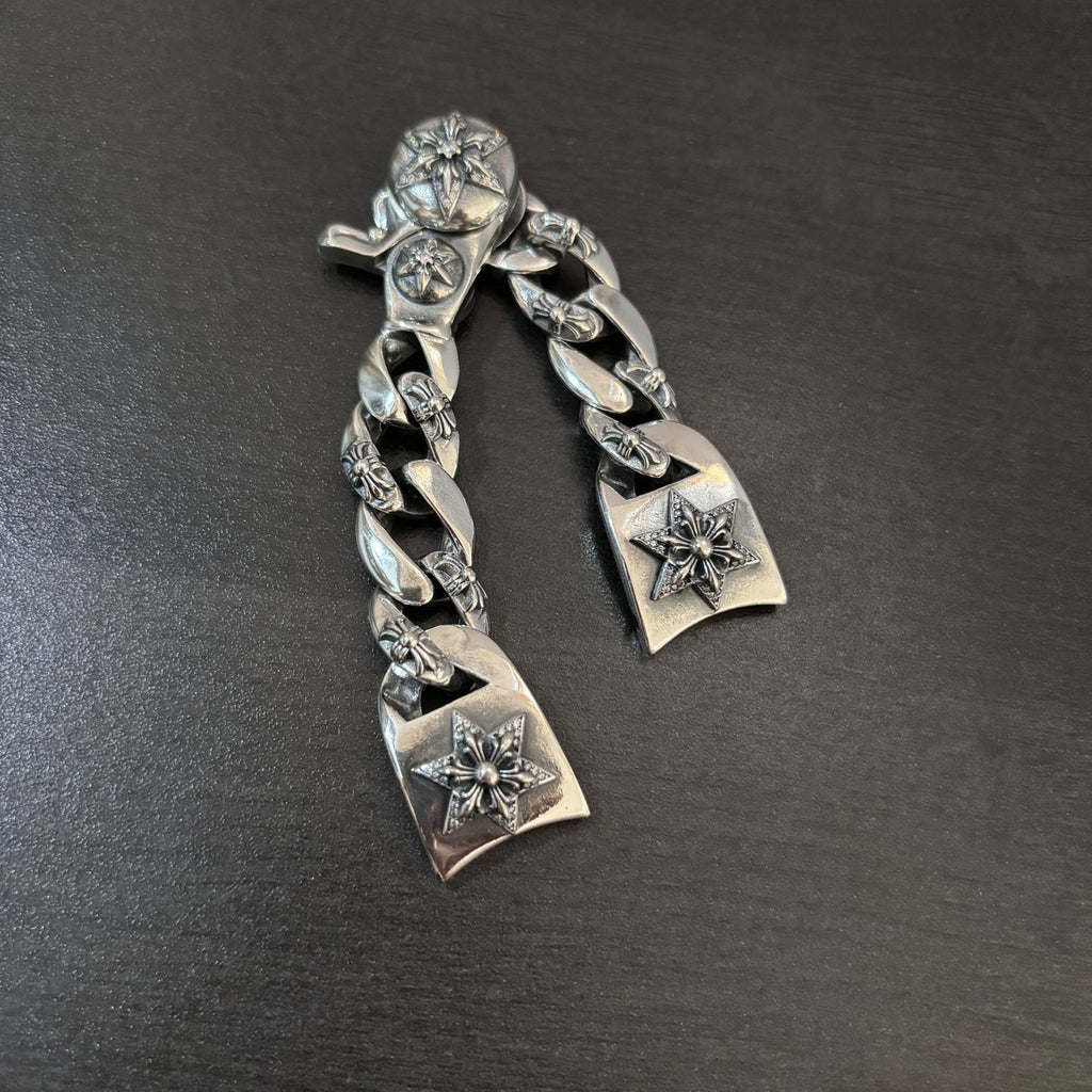 Silver-Plated Rhinestone Watch Band