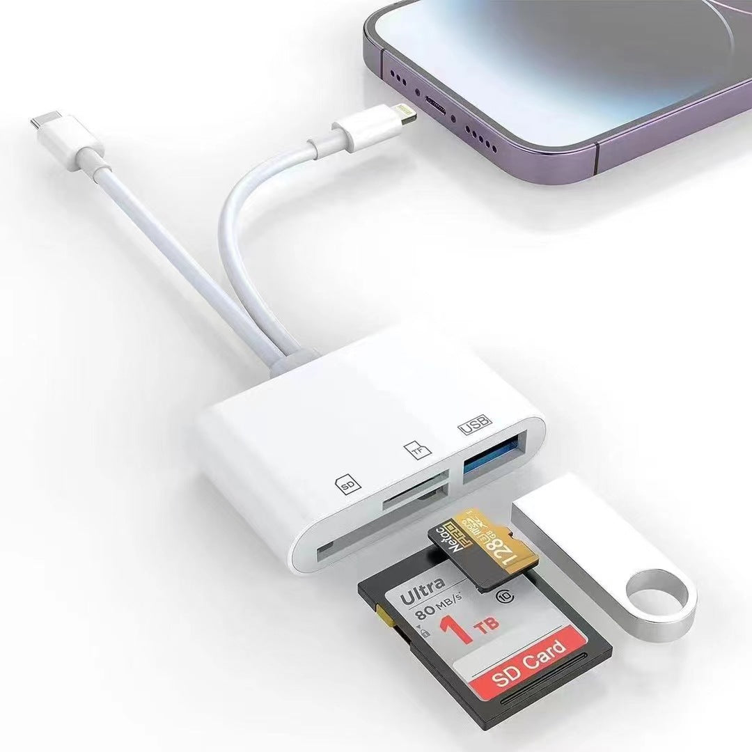 Multi-Card Reader for iPhone & USB-C