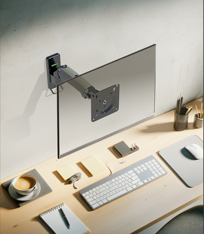 NB F120 Gas-Spring Wall Monitor Mount