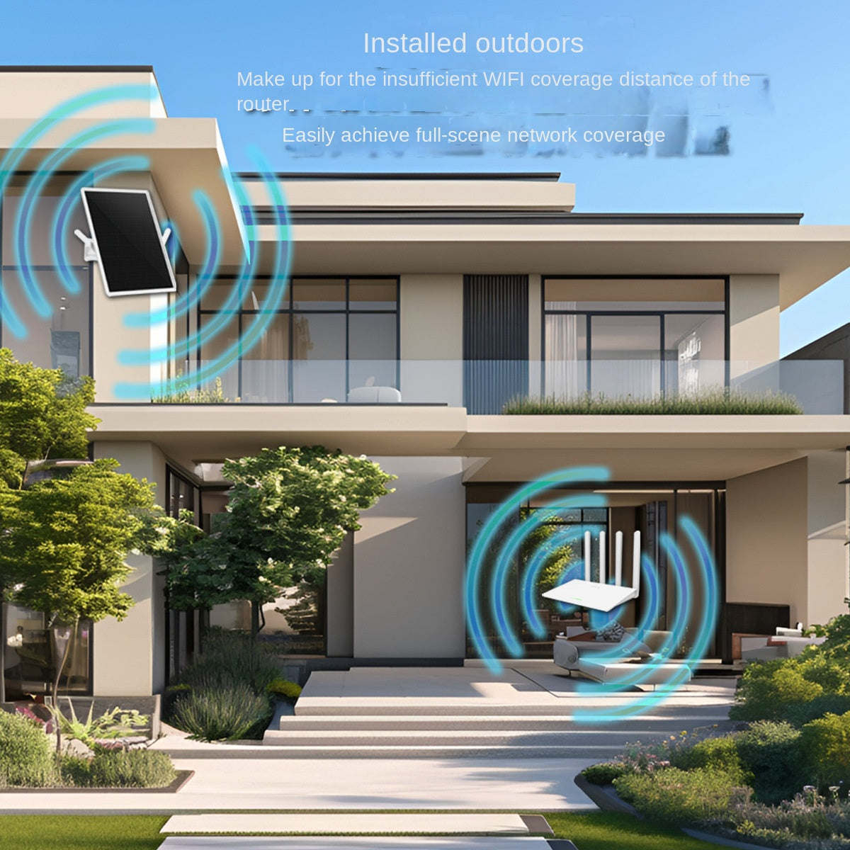 R7 Solar-Powered Outdoor Wi-Fi Repeater