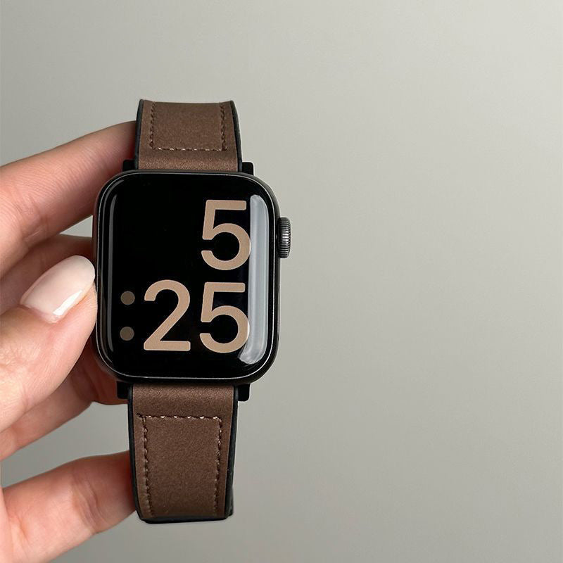 Magnetic Leather-Look Band for Apple Watch