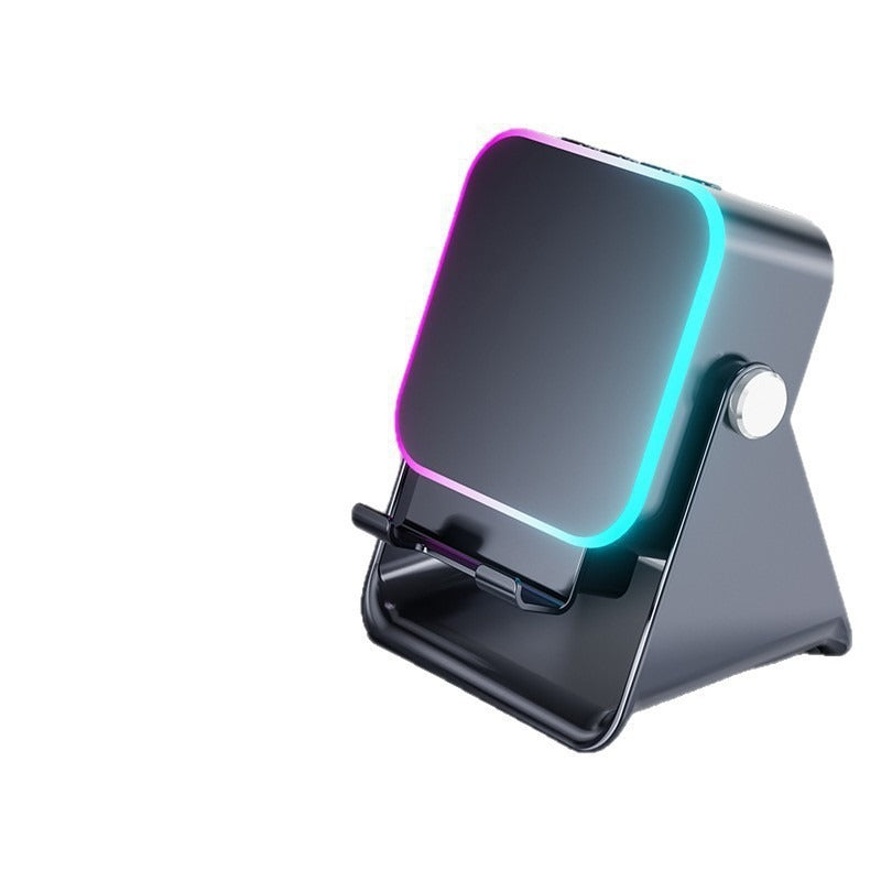 Bluetooth Speaker Phone Stand with Ambient Light