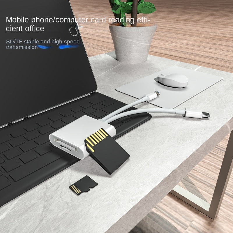 Multi-Card Reader for iPhone & USB-C