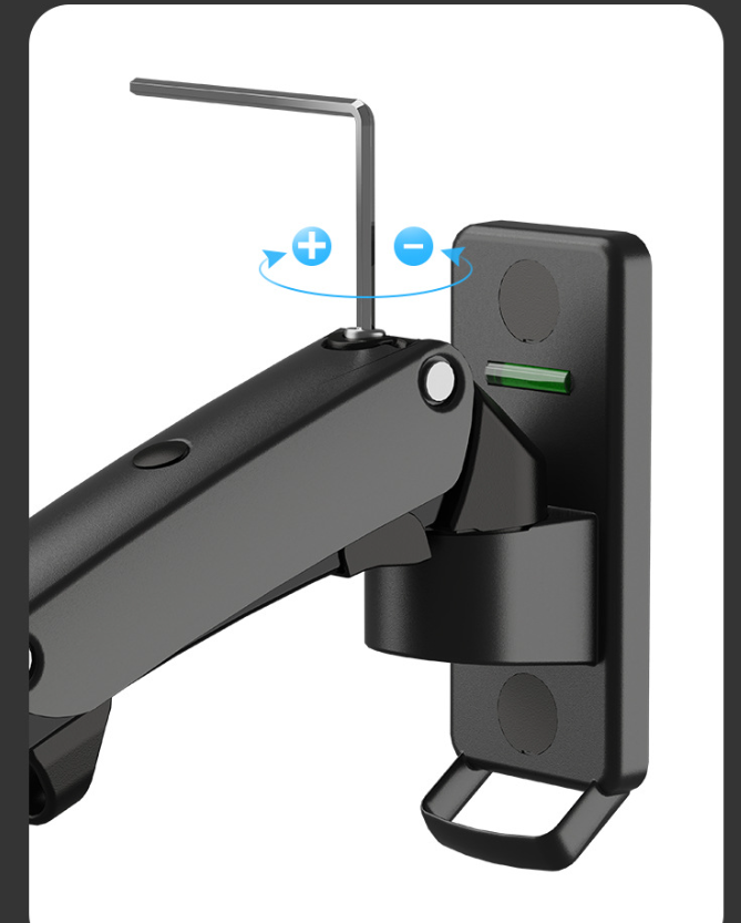 NB F120 Gas-Spring Wall Monitor Mount