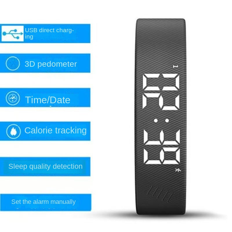 Round-Screen Smart Band with Music Control