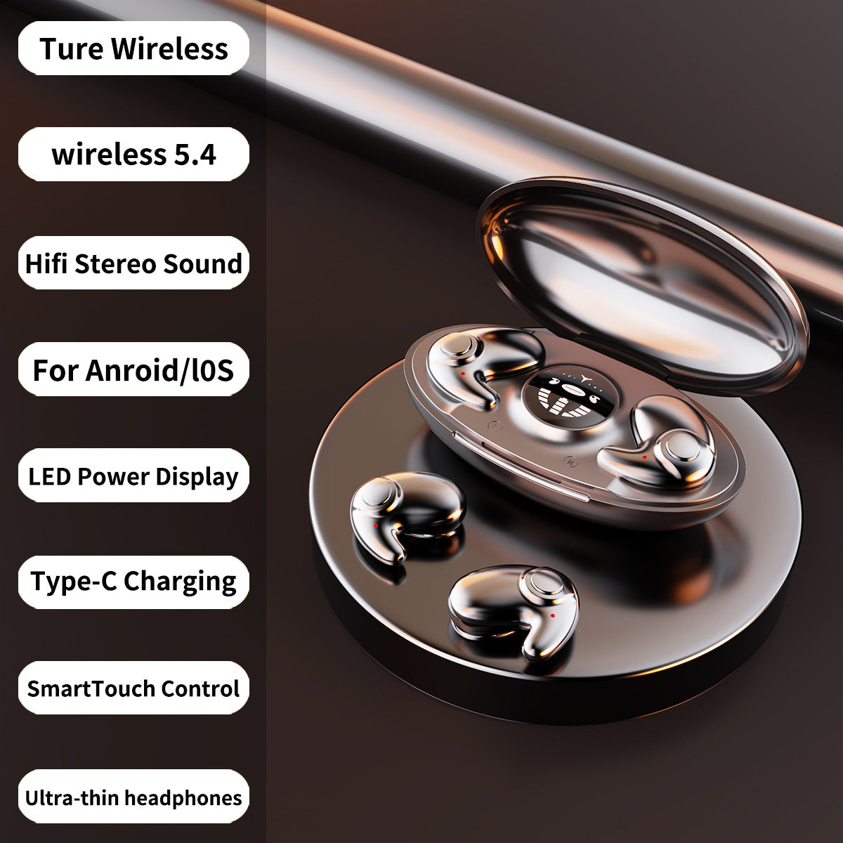 Mini Sleep Earbuds with Noise Cancelling
