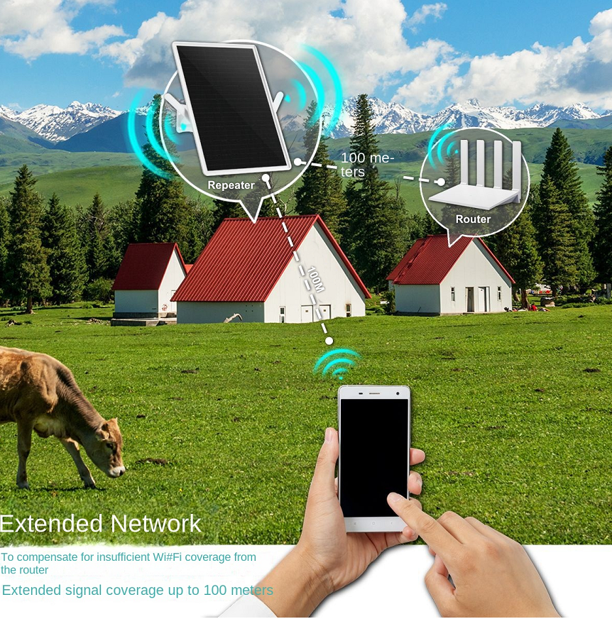 R7 Solar-Powered Outdoor Wi-Fi Repeater