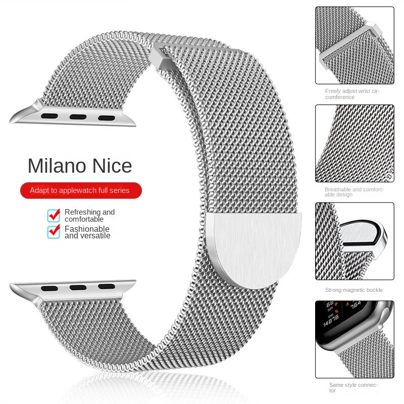 Magnetic Milanese Mesh Band for Apple Watch