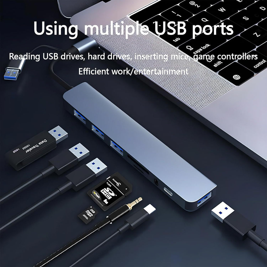 7-Port USB 3.0 Hub (USB-C & USB-A)