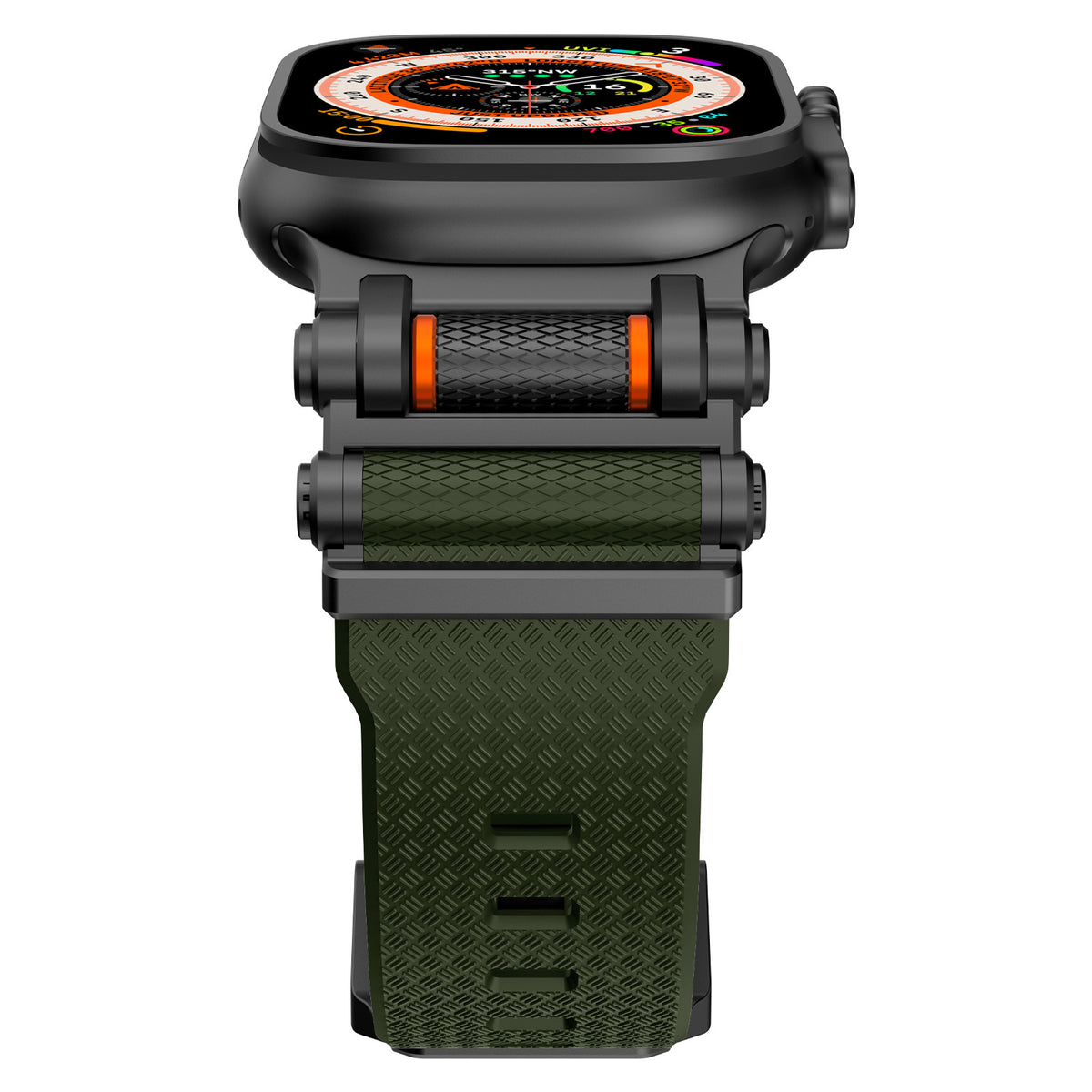 Carbon Fibre Silicone Band for Apple Watch & Samsung