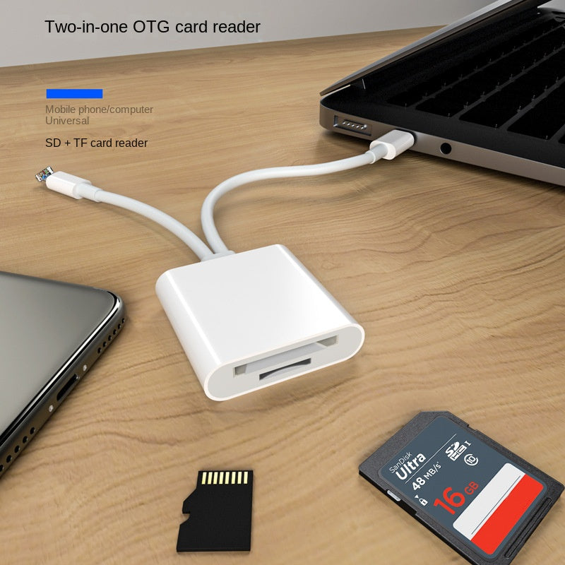 Multi-Card Reader for iPhone & USB-C