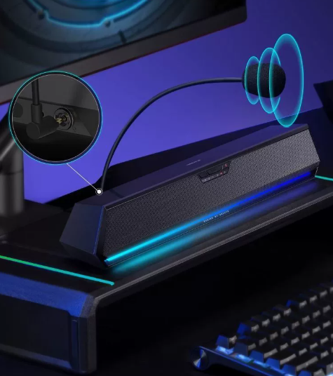 Walker G1500 Desktop Soundbar with RGB Light