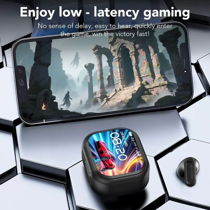 ANC Wireless Earbuds with Touchscreen Case
