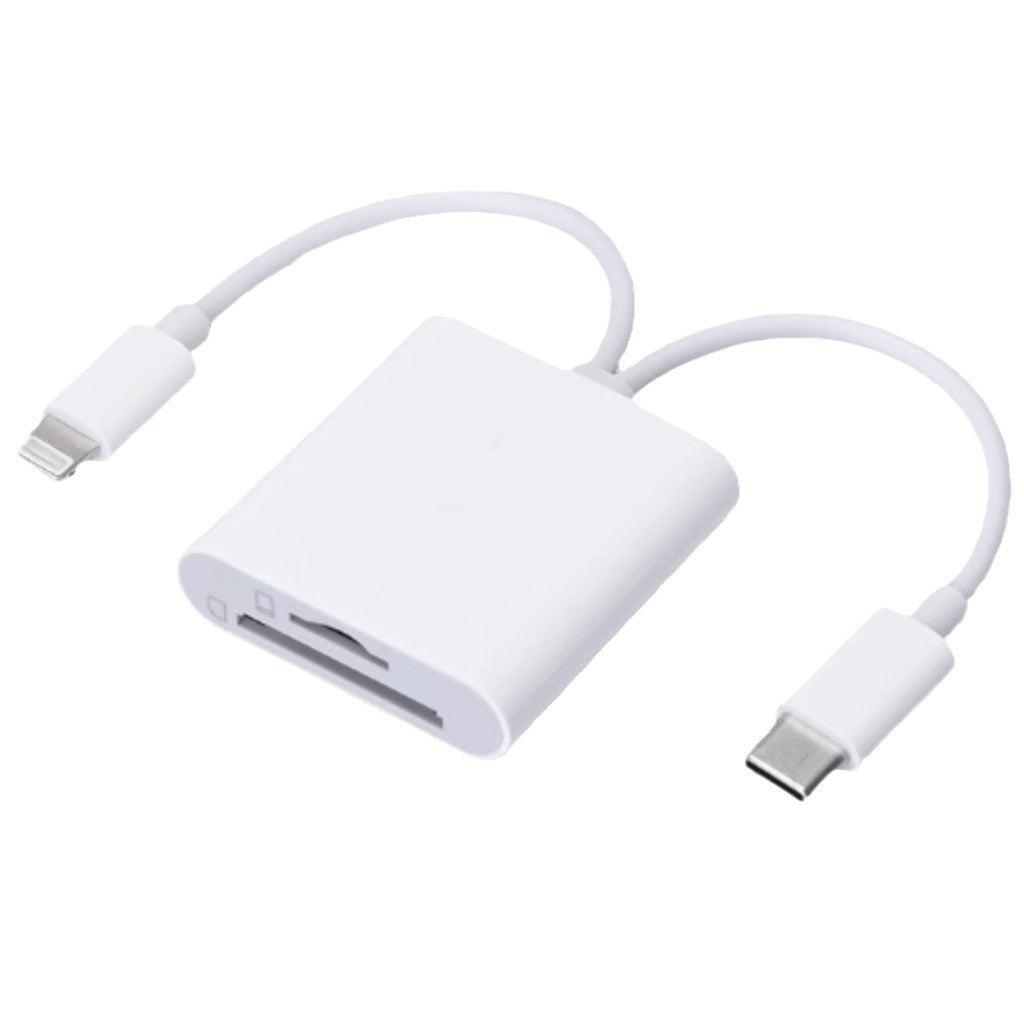 Multi-Card Reader for iPhone & USB-C