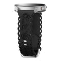 20 mm Silicone Watch Strap with Floral Cut-Outs