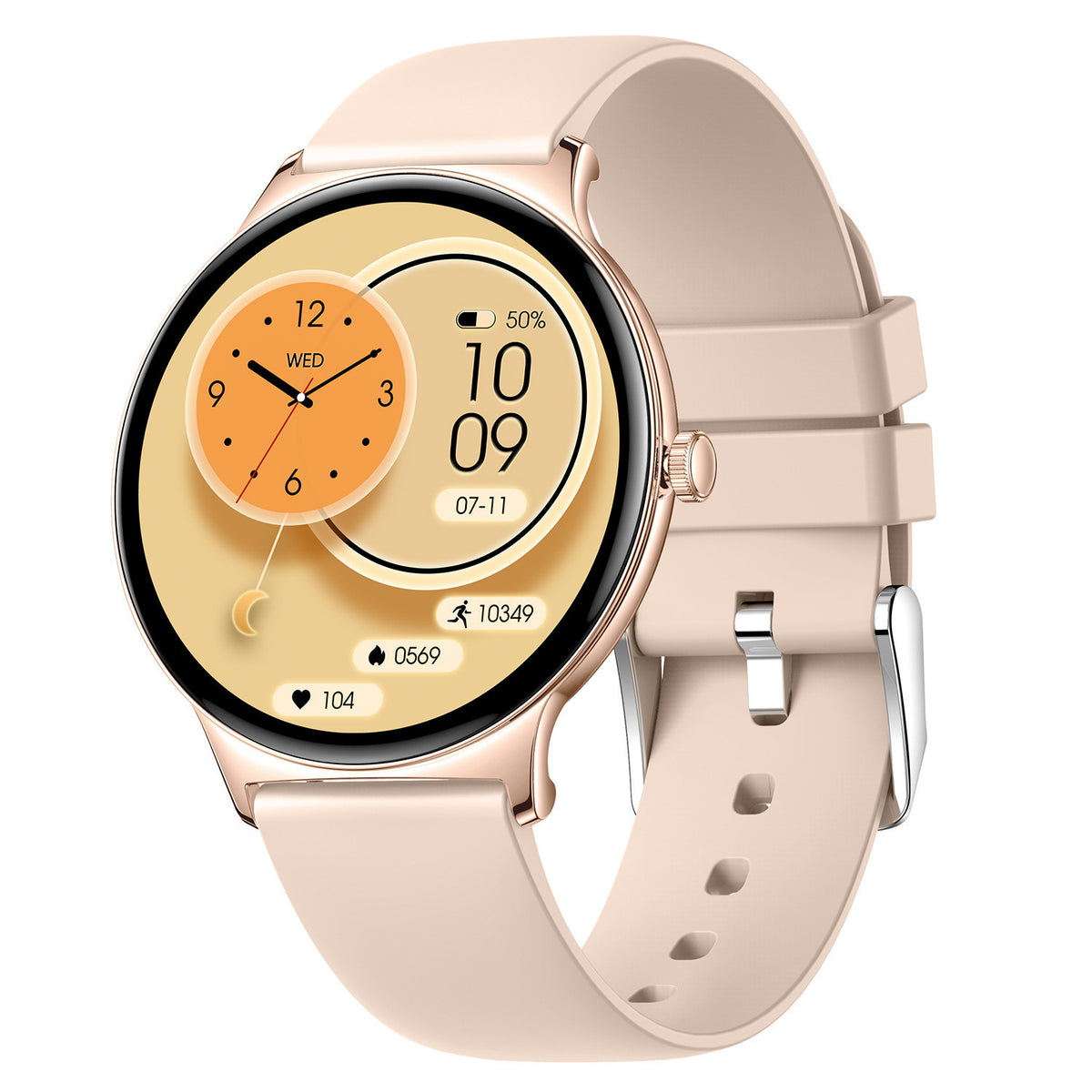 V89 Ultra-Thin AMOLED Smartwatch with Calling