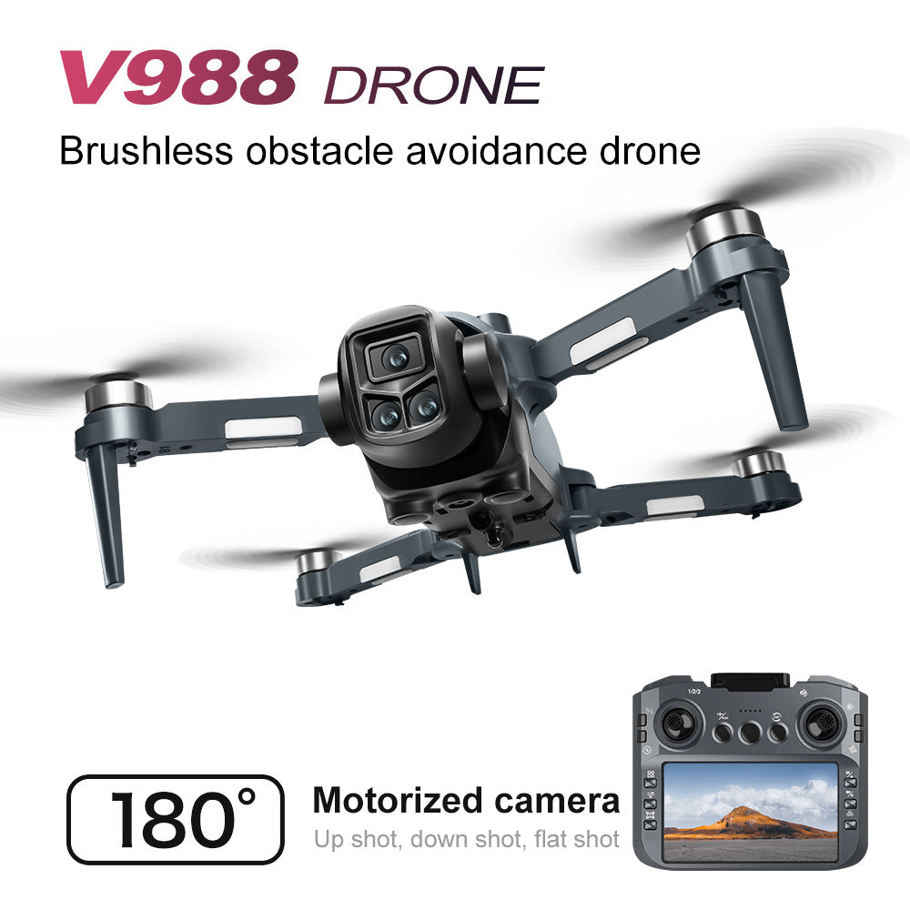 Triple-Camera Drone with Obstacle Avoidance