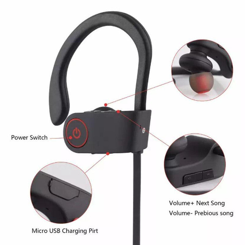 Ear-Hook Wireless Sports Earphones