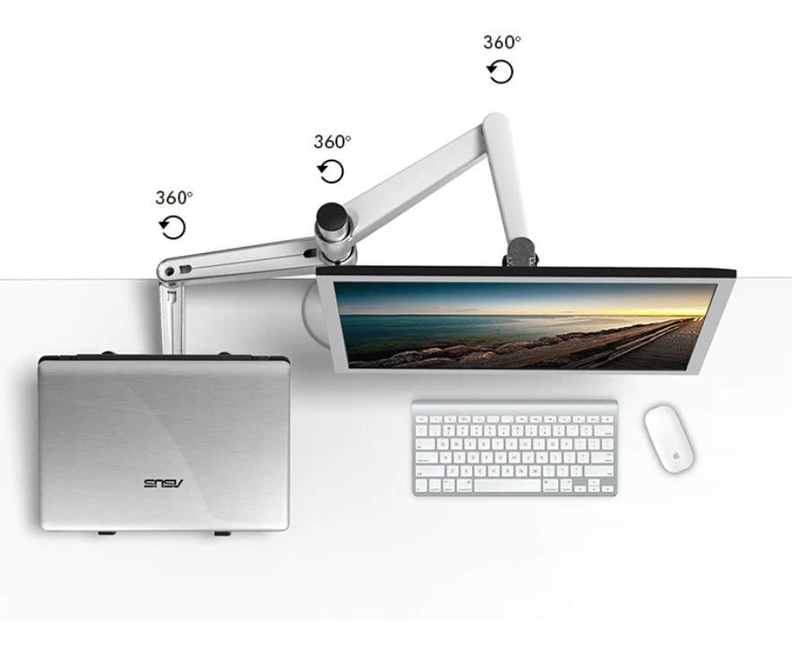 Aluminium Monitor & Laptop Arm